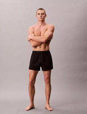 Boxeri CK Black Lounge Slim Knit