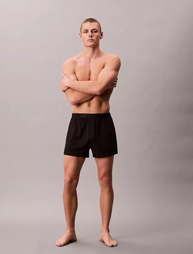 Boxeri CK Black Lounge Slim Knit Boxeri CK Black Lounge Slim Knit