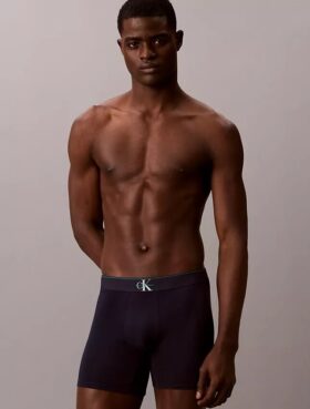 Boxeri cu monogramă grafică din Cotton Stretch, pachet de 3 bucăți