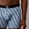 Boxeri cu monogramă grafică din Cotton Stretch, pachet de 3 bucăți