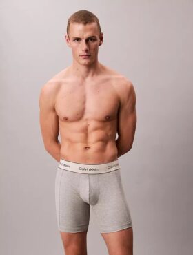 Boxeri din bumbac Cotton Stretch, pachet de 3 Boxer Brief