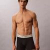 Boxeri din bumbac Cotton Stretch, pachet de 3 Boxer Brief Boxeri din bumbac Cotton Stretch, pachet de 3 Boxer Brief
