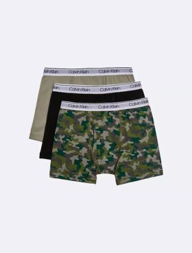 Boxeri din bumbac Cotton Stretch pentru băieți, pachet de 3