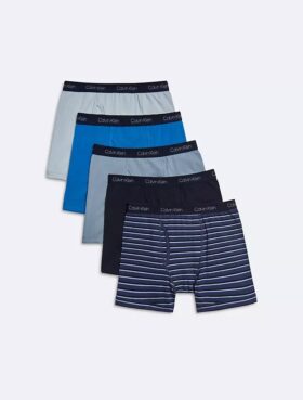 Boxeri din bumbac Cotton Stretch pentru băieți, pachet de 5