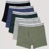 Boxeri din bumbac Cotton Stretch pentru băieți, pachet de 5