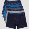 Boxeri din bumbac Cotton Stretch pentru băieți, pachet de 5