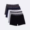 Boxeri din bumbac Cotton Stretch pentru băieți, pachet de 5