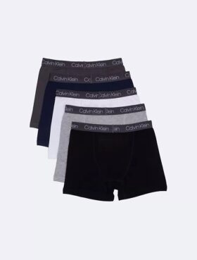 Boxeri din bumbac Cotton Stretch pentru băieți, pachet de 5