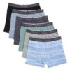 Boxeri din bumbac Cotton Stretch pentru băieți, pachet de 6