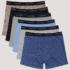 Boxeri din bumbac Cotton Stretch pentru băieți, pachet de 6