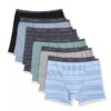 Boxeri din bumbac Cotton Stretch pentru băieți, pachet de 6