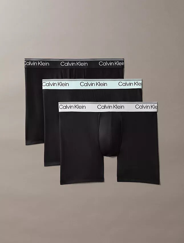 Boxeri din microfibră elastică, pachet de 3 Boxeri Brief Boxeri din microfibră elastică, pachet de 3 Boxeri Brief