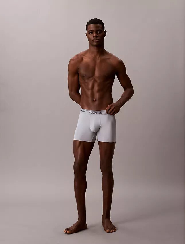 Boxeri din microfibră elastică, pachet de 3 Boxeri Brief Boxeri din microfibră elastică, pachet de 3 Boxeri Brief