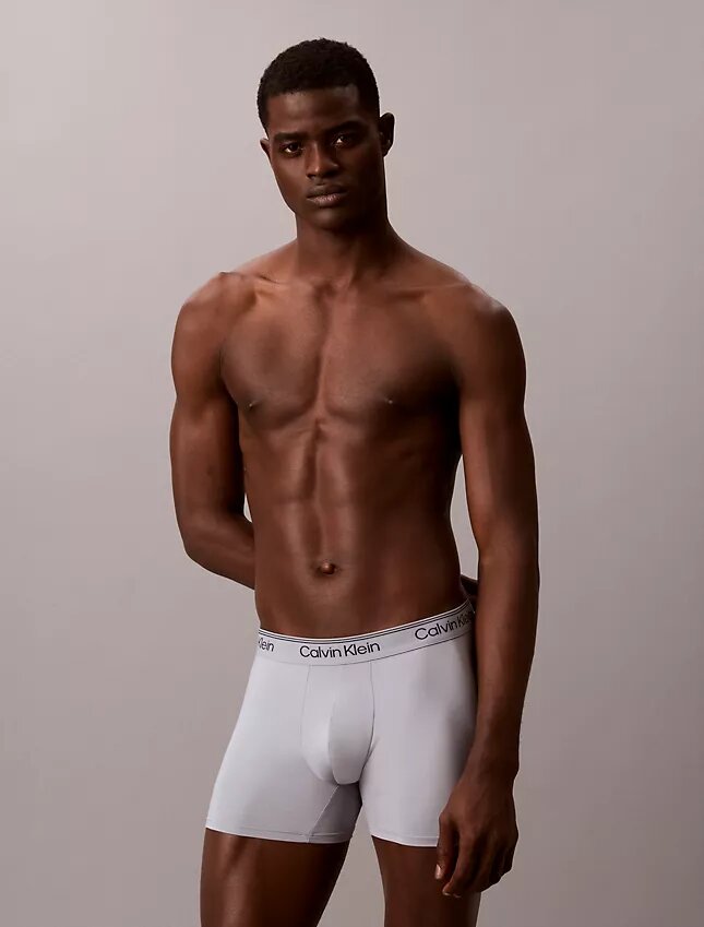 Boxeri din microfibră elastică, pachet de 3 Boxeri Brief Boxeri din microfibră elastică, pachet de 3 Boxeri Brief