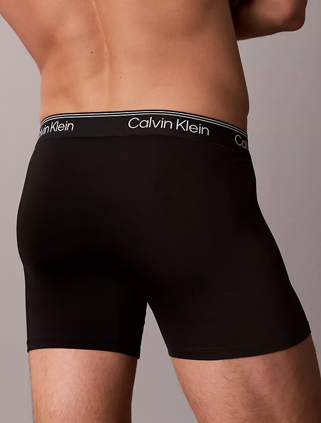 Boxeri din microfibră elastică, pachet de 3 Boxeri Brief Boxeri din microfibră elastică, pachet de 3 Boxeri Brief