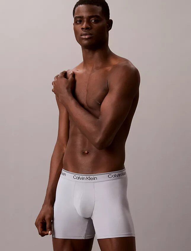 Boxeri din microfibră elastică, pachet de 3 Boxeri Brief Boxeri din microfibră elastică, pachet de 3 Boxeri Brief