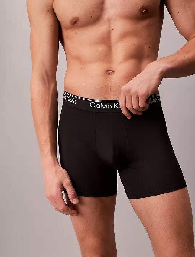Boxeri din microfibră elastică, pachet de 3 Boxeri Brief Boxeri din microfibră elastică, pachet de 3 Boxeri Brief