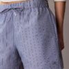 Boxeri din poplin de bumbac cu dungi Boxeri din poplin de bumbac cu dungi