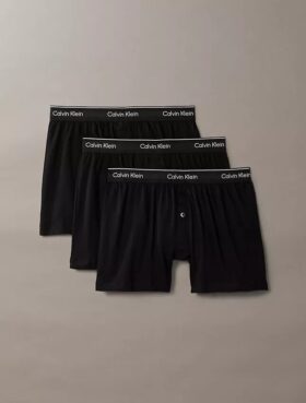 Boxeri din tricot din bumbac clasic, pachet de 3
