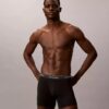 Boxeri Icon din bumbac Cotton Stretch metalizat, pachet de 3 Boxeri