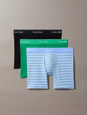 Boxeri Icon din bumbac Cotton Stretch, pachet de 3 Boxer Brief