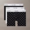 Boxeri Icon din bumbac Cotton Stretch, pachet de 3 Boxer Brief
