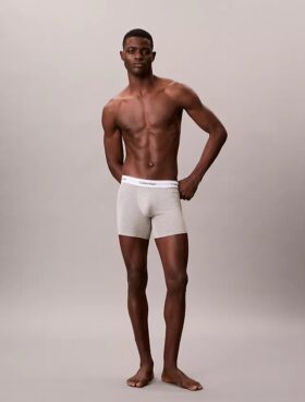 Boxeri Icon din bumbac Cotton Stretch, pachet de 3 Boxer Brief