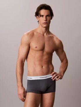 Boxeri iconici din bumbac Cotton Stretch cu talie joasă Low Rise Trunk
