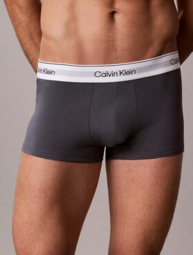 Boxeri iconici din bumbac Cotton Stretch cu talie joasă Low Rise Trunk