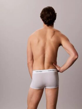 Boxeri iconici din bumbac Cotton Stretch cu talie joasă Low Rise Trunk