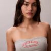 Bralette bandeau clasică Heritage din Cotton Stretch, ușor căptușită Bralette bandeau clasică Heritage din Cotton Stretch, ușor căptușită
