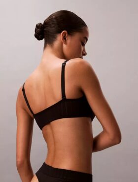 Bralette bandeau clasică Heritage din Cotton Stretch, ușor căptușită