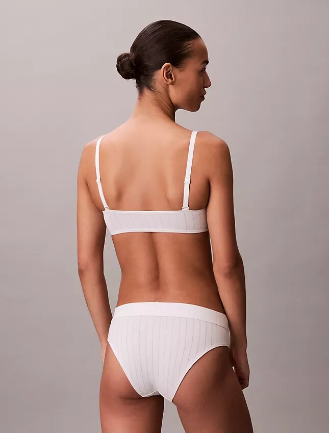 Bralette bandeau clasică Heritage din Cotton Stretch, ușor căptușită Bralette bandeau clasică Heritage din Cotton Stretch, ușor căptușită