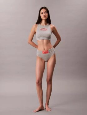 Bralette clasică Heritage din bumbac Cotton Stretch, Unlined