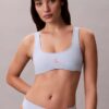 Bralette de baie cu monogramă grafică