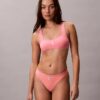 Bralette de baie cu monogramă grafică