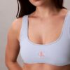 Bralette de baie cu monogramă grafică