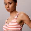Bralette de baie cu monogramă grafică
