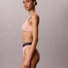 Bralette de baie cu monogramă grafică