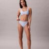Bralette de baie cu monogramă grafică