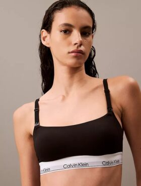 Bralette de maternitate ușor căptușit din bumbac Modal Icon