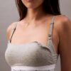 Bralette de maternitate ușor căptușit din bumbac Modal Icon