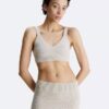 Bralette din amestec de lână cu nervuri