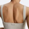 Bralette din amestec de lână cu nervuri