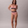 Bralette elastică din microfibră Unlined cu Monogram grafică, fără căptușeală Bralette elastică din microfibră Unlined cu Monogram grafică, fără căptușeală