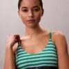 Bralette elastică din microfibră Unlined cu Monogram grafică, fără căptușeală Bralette elastică din microfibră Unlined cu Monogram grafică, fără căptușeală