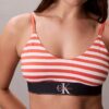 Bralette elastică din microfibră Unlined cu Monogram grafică, fără căptușeală Bralette elastică din microfibră Unlined cu Monogram grafică, fără căptușeală