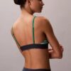 Bralette elastică din microfibră Unlined cu Monogram grafică, fără căptușeală Bralette elastică din microfibră Unlined cu Monogram grafică, fără căptușeală