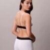 Bralette elastică din microfibră Unlined cu Monogram grafică, fără căptușeală Bralette elastică din microfibră Unlined cu Monogram grafică, fără căptușeală