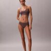 Bralette fără cusături din microfibră cu nervuri, ușor căptușită Bralette fără cusături din microfibră cu nervuri, ușor căptușită